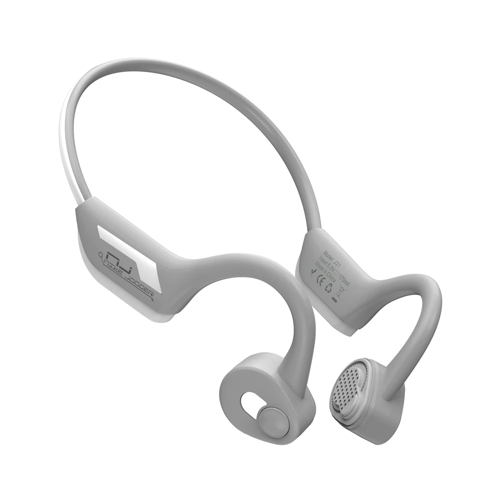 J31 Bone Conduction Earphone Bluetooth 5.0 Wireless Ourdoor Sport Headset Smart Noise Reduction Sport Headphones With Microphone