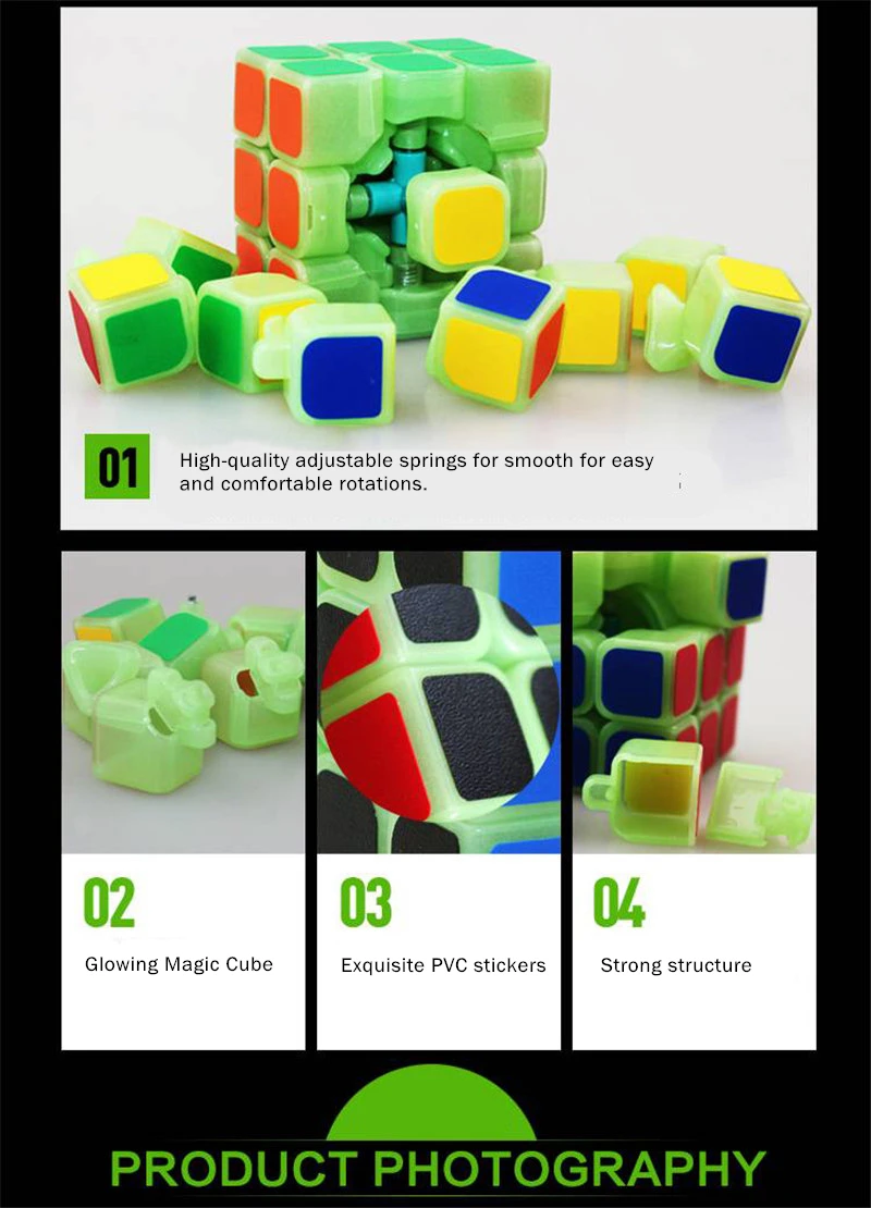 2 2 2 Cubo Magico 3 3 3 мини скоростной куб Cubo Гладкий светящийся Темный сенсорный игрушки скоростной куб головоломка обучающая игрушка EE50MF