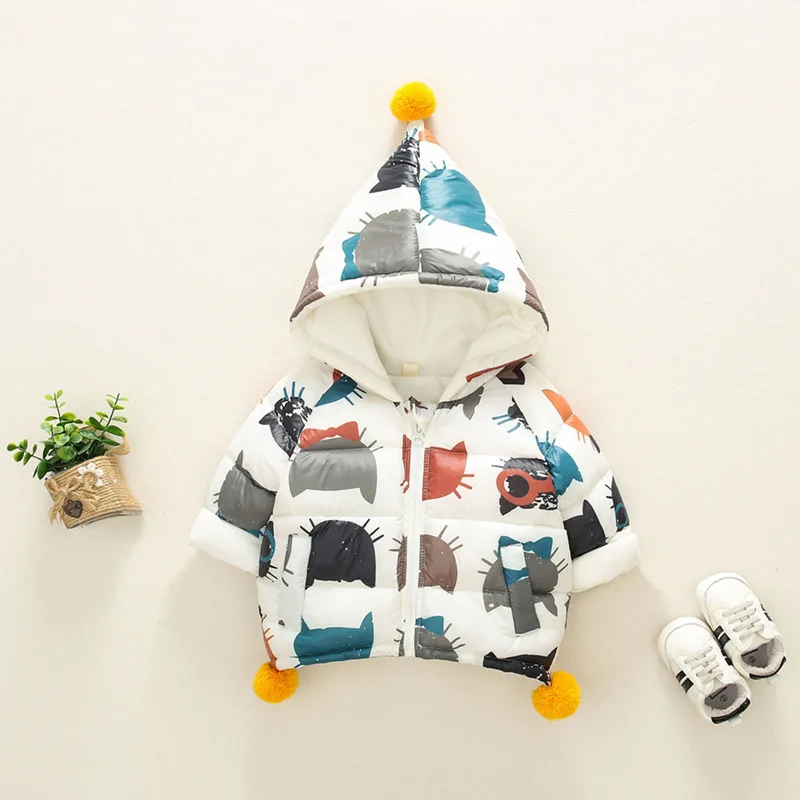 

Baby Winter Cotton Overcoat 0 a 1-3 Years Old Korean-style INS Infant Fashion Clothing Male Baby Cotton-padded Clothes Children