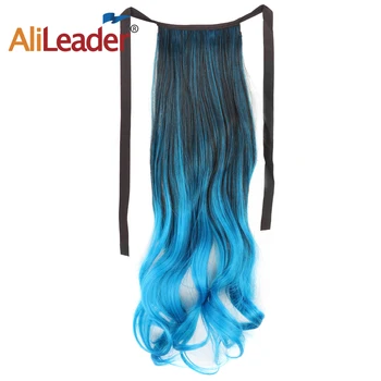 

Alileader 1Pcs Drawstring Ponytail Long Synthetic Drawstring Ponytail Curly Hairpiece Extensions Sleek Curly Pony Tails Colorful