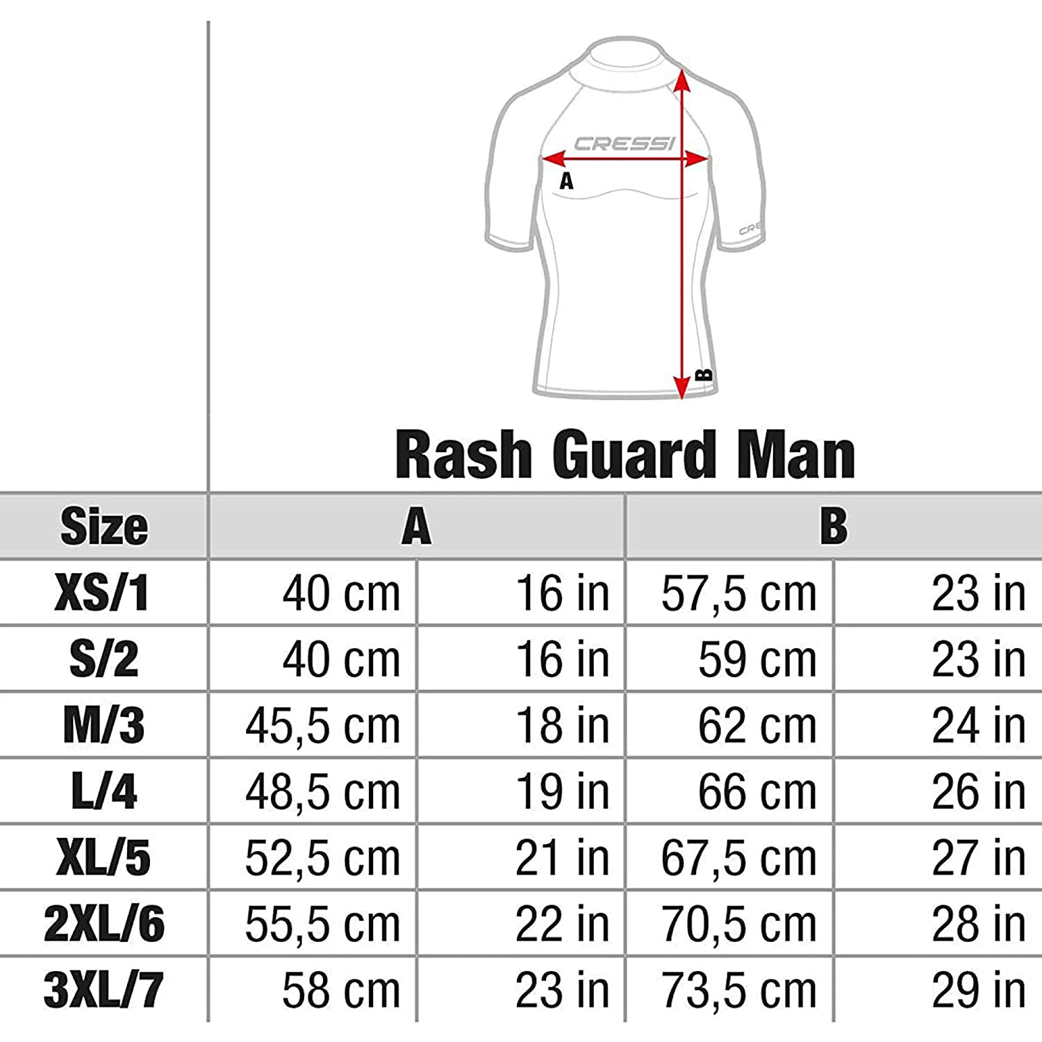Rash Guard Cressi Uomo - Maglia Protettiva UV 50+ Maniche Corte - Per Sub, Surf E Sport Acquatici - Foto 6