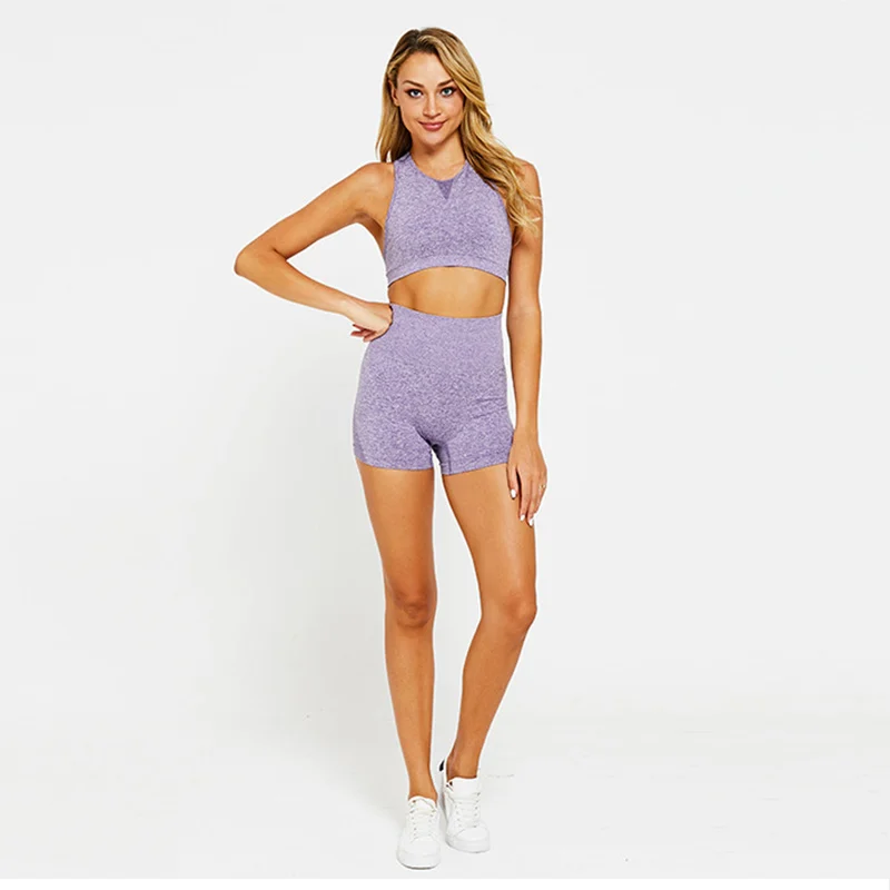 Ladies Compression Seamless Yoga Sports Gym Shorts For Women Leggings Workout Spandex Sport Short Woman Fitness Athletic Shorts