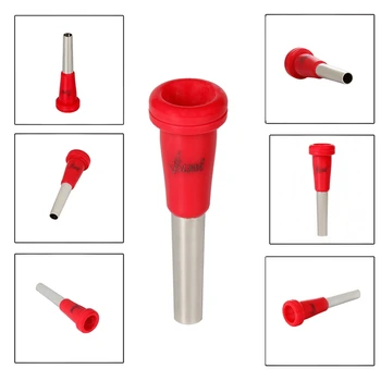 

Trumpet Mouthpiece Metal ABS Trumpet Mouthpiece For Bach Trumpet Musical Instruments Parts Red Color
