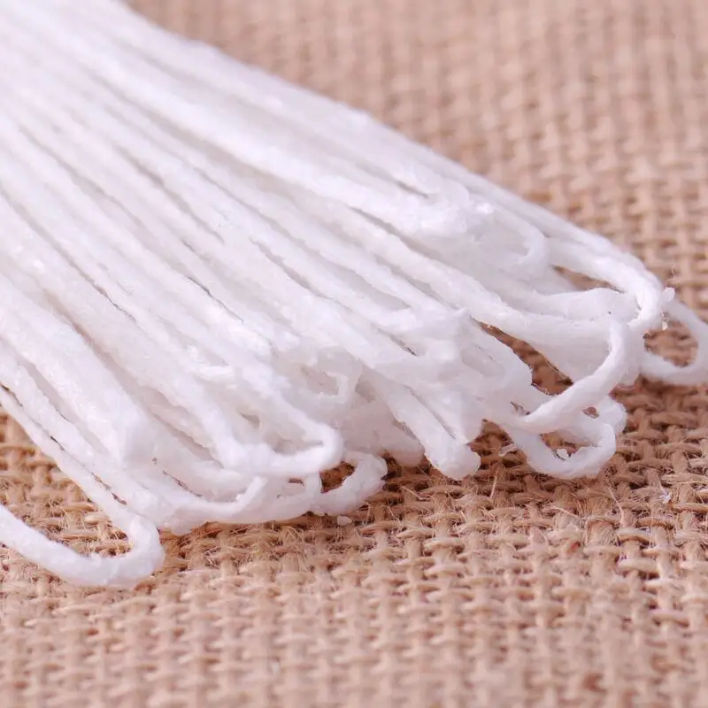 Braided Cotton Core Waxed Candle Making Wicks 5/10 Metres for Candle DIY