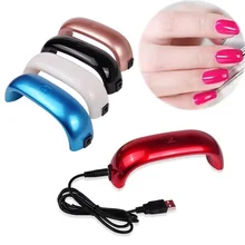 1 шт. Мини Портативный 9 Вт светодиодный Сушилка для ногтей УФ-гель для ногтей отверждения сушильная лампа для женщин инструменты для украшения ногтей