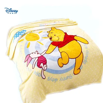 

Disney Cartoon Blanket 150*200cm Single Twin Size Winnie Bed Covers 3d Girl Boy Linens Birthday Gift Flannel Blanket Throw