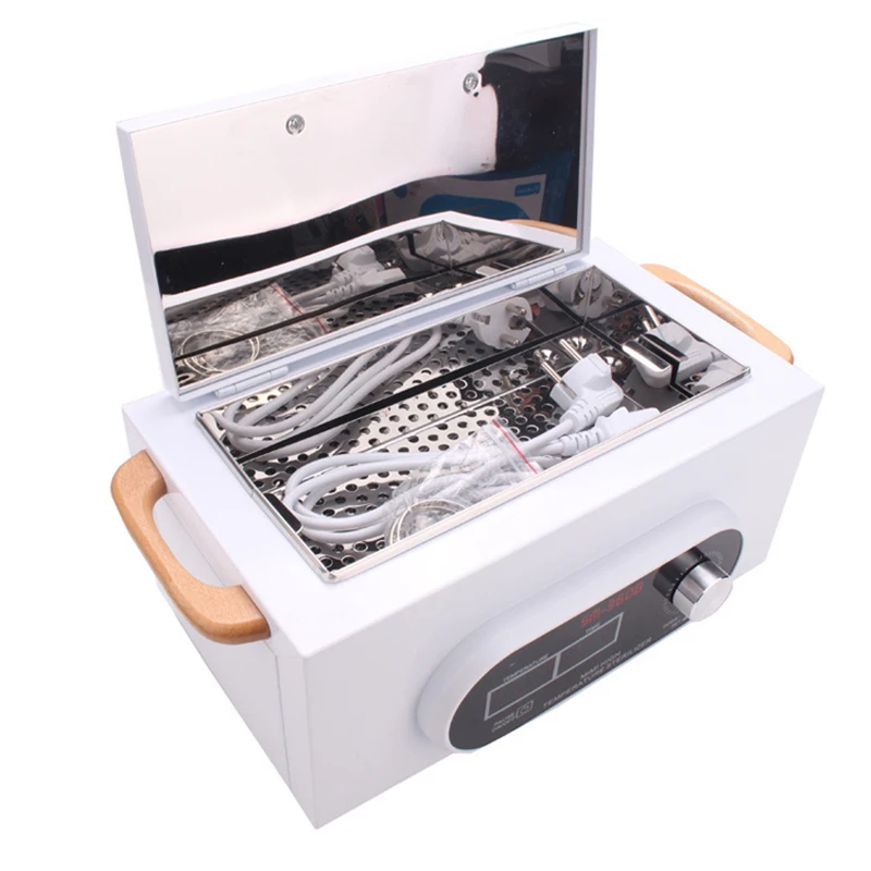 Portable High Temperature Nail Art Tools Sterilizer Box Nail Salon Sterilizing Manicure Tool Dry Heat Sterilizer in