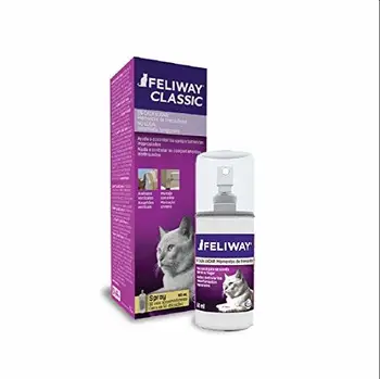 

FELIWAY Classic - Antiestrés para gatos - Transportín, Viajes, Marcaje con orina localizado, Arañazos verticales localizados -