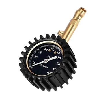

NEW-Car Tire Pressure Gauge - 0-100 PSI Heavy Duty Certified