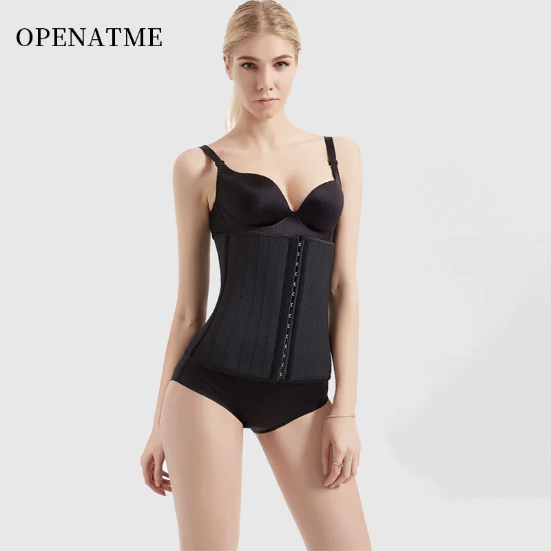 

OPENATME sports fitness rubber punching belts 25 steel skeleton hollow breathable summer abdomen belt belt straps