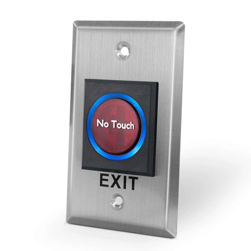 Infrared Sensor Switch No Touch Contactless Door Release Exit Button with LED In
