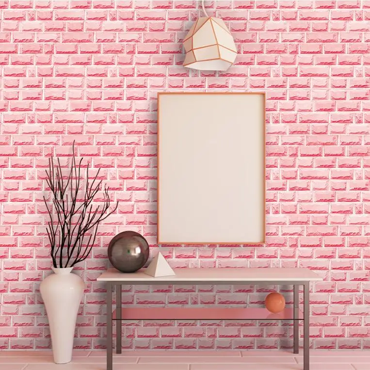 3D Rot Ziegel Tapete Für Wohnzimmer Schlafzimmer Küche TV