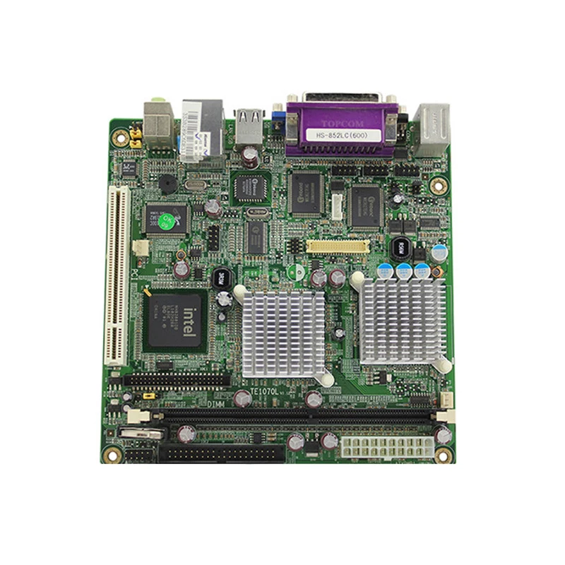 ITX industrial motherboard DDR LVDS PCI 4*COM PS/2 VGA LPT USB IDE