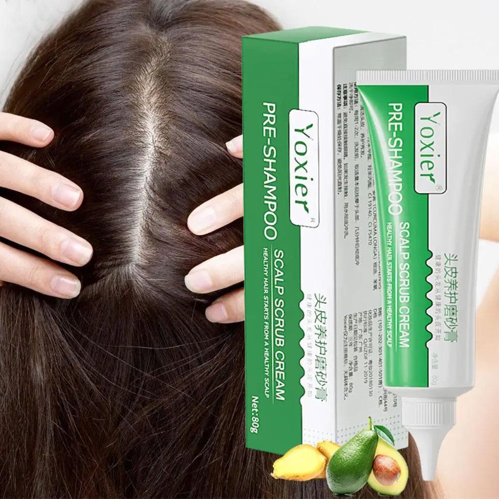 80g Pre-Shampoo Scalp Scrub Nourish Remove Dandruff Folliculitis  Oil-Control scalp Treatment Hair Thinning Loss Products - AliExpress Beauty  & Health