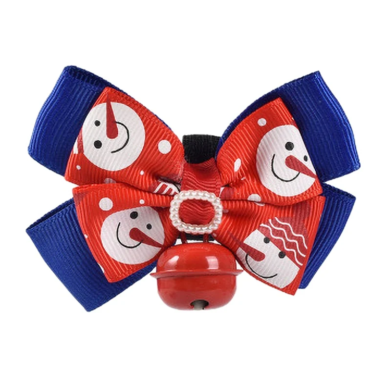 R Cat Christmas Bowknot Necktie Attaches To Pet Collar Festival Decoration Accessories - Цвет: R