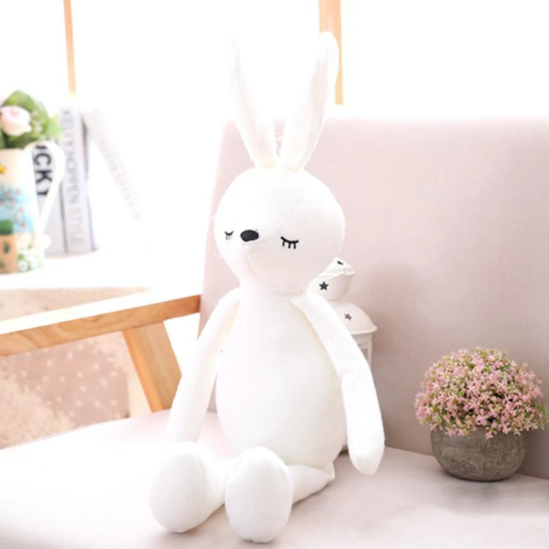 50cm rabbit 50 см милые подушки с кроликом слона для маленькой девочки мягкие игрушки животных подушки для детской кроватки Подушка украшение детской комнаты подарок для детей - Цвет: 50cm rabbit