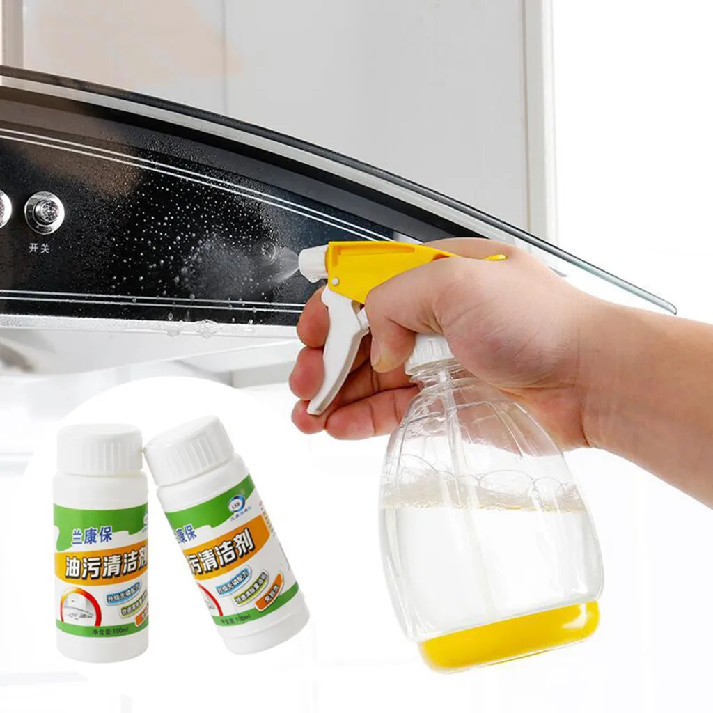 

100ml Oil stain Cleaner Kitchen Degreasing Cleaning Agent Heavy Oil Strong Decontamination Grease Cleaning paste