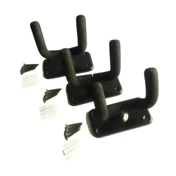 

High strength wall hanging guitar hanger hook 3 pieces Set with mounting screw