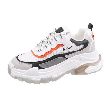 

Woman Platform Fashion Sneakers Chunky Designers 2020 Brand Blue Casual Shoes Woman Gray Dad Shoes Tennis Basket Female Size41