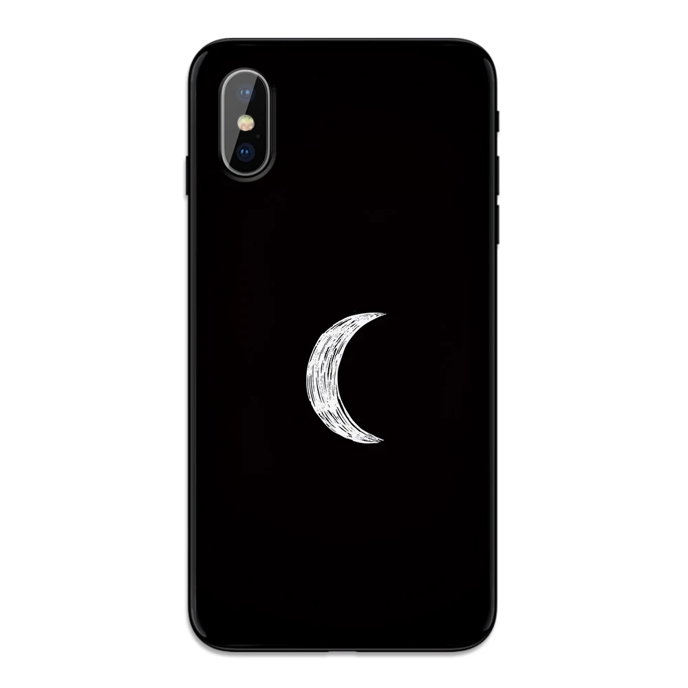 Черный набор текста на телефоне чехол для iPhone 11 Pro Max X XS XR 8 7 6 5 s Plus Силиконовый ТПУ модный защитный чехол - Цвет: 5