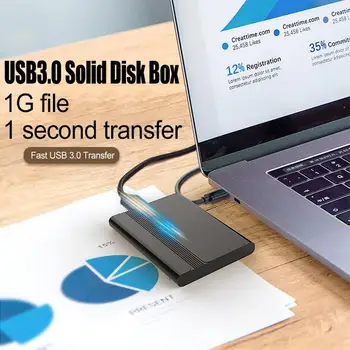 

2.5 Inch USB 3.0 SATA HDD Case SSD Box External Mobile Hard Disk Drive Box 2.5'' usb sata Enclosure Case Aluminum Alloy Shell