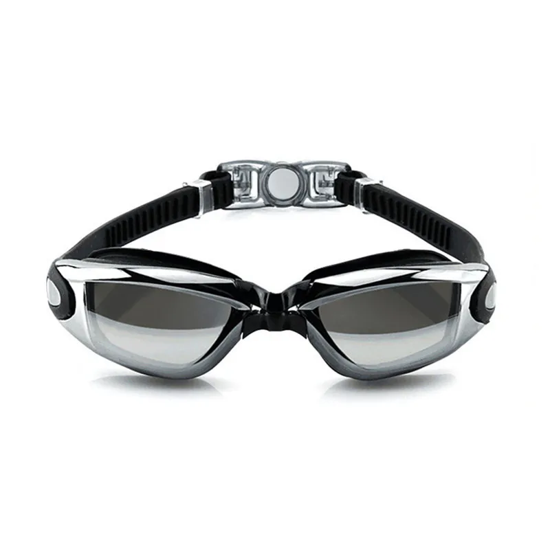Antifog Swimwear Eyewear Diving Water Glasses Adjustable Swimming Goggles. 