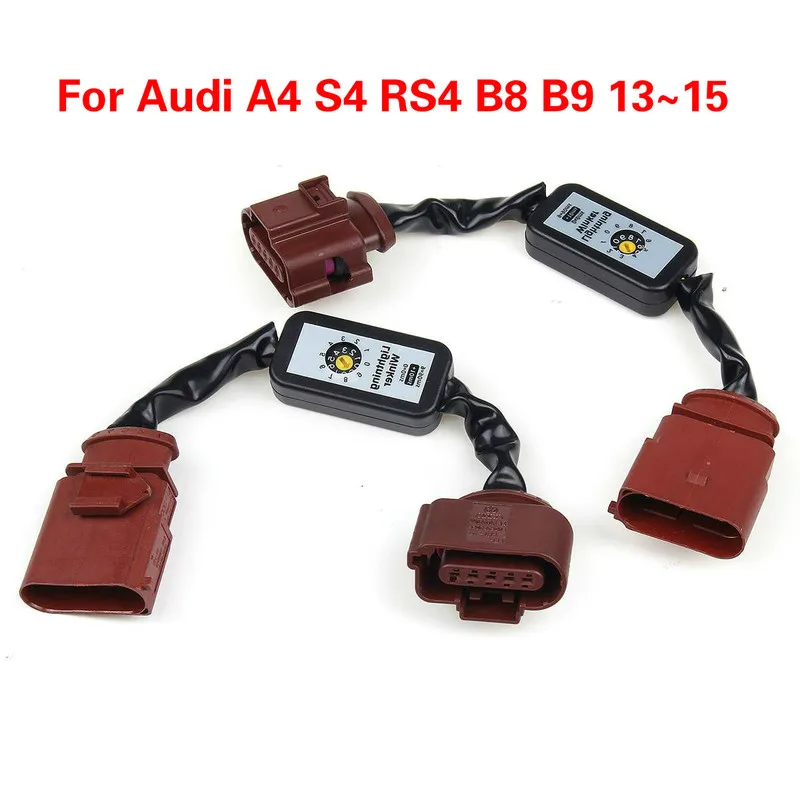 

2Pcs Dynamic Turn Signal Indicator LED Taillight Module Cable Wire Harness For Audi A4 S4 RS4 B8 B9 13~15 Left&Right Tail Light