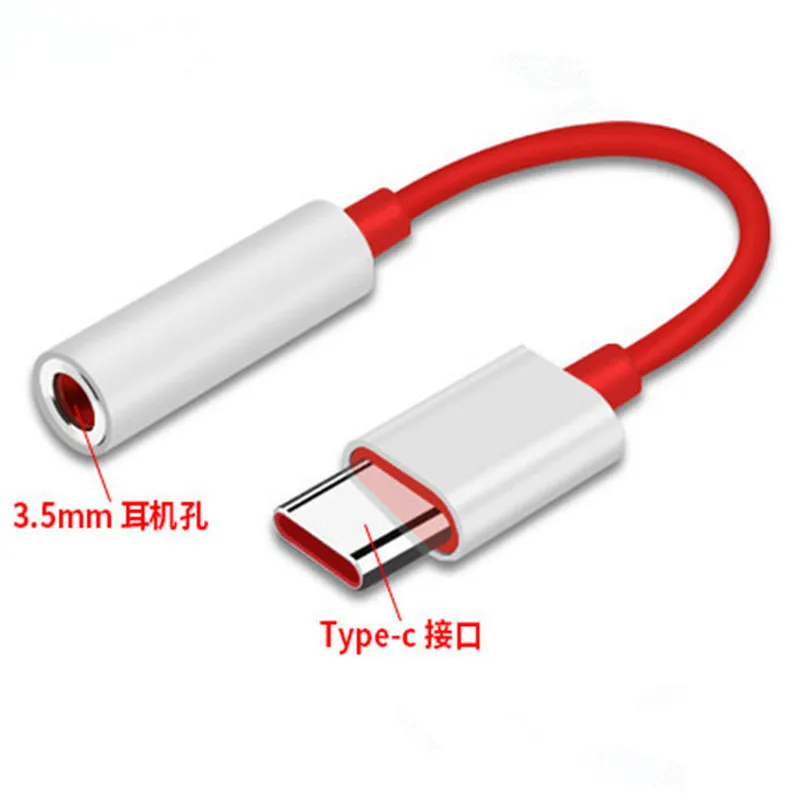 Оригинальный адаптер для наушников Oneplus 6T 7 Pro Usb Type C 3 5 мм разъем Aux аудио One Plus 1 + 6t c