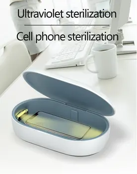

Mobile Phone UV Light Cleaning Box Cellphone Wireless Charger Aroma Diffuser UV Lamp Portable Case