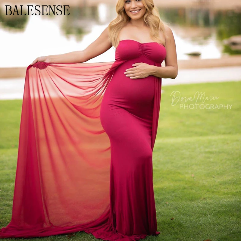 chiffon maternity dress for photoshoot