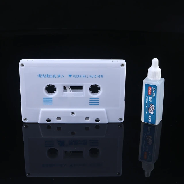 -Audio Tape Cassette Head Cleaner Demagnetizer