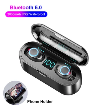 

Sicneka TWS Bluetooth 5.0 Earphone Earbuds With Power Display Wireless Earphones Headset With 2000mAh Power Bank Headphone