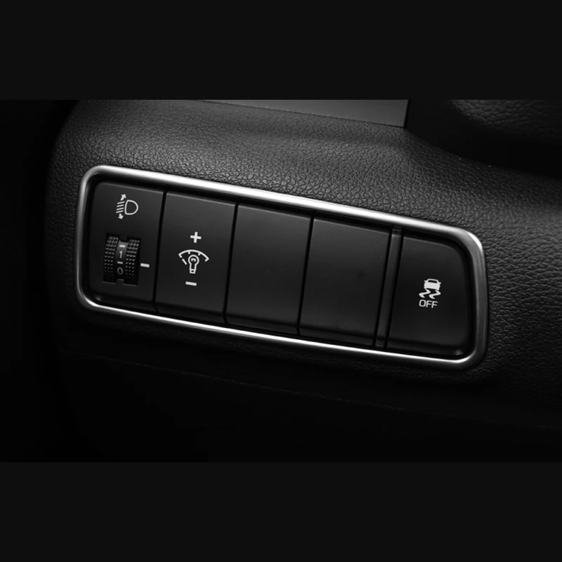 For-Hyundai-Tucson-2015-2016-2017-2018-2019-Stainless-steel-Car-Headlamps-Adjustment-Switch-Cover-Trim (3)