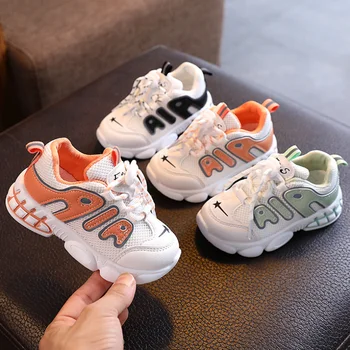 

Autumn new fashionable net breathable leisure sports running shoes for girls shoes for boys brand kids shoes