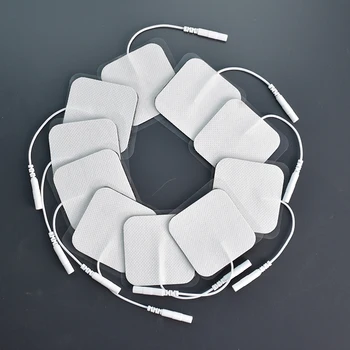 20p 50p 5x5cm Muscle Stimulator Electrode Pads Non woven Fabric Self Adhesive Replacement Pads for
