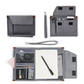 

File Folders For Women Multifunctional File Storage Bag WaterRepellent Office Supplies Organizer Manager Document Pads Briefcase