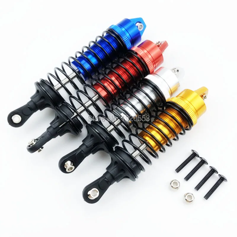 

Aluminum Alloy Front & Rear Shock Absorber 100mm 115mm SLA014 SLA015 Spare Parts For Traxxas Slash 4x4 Huan Qi 727 1/10 RC Car