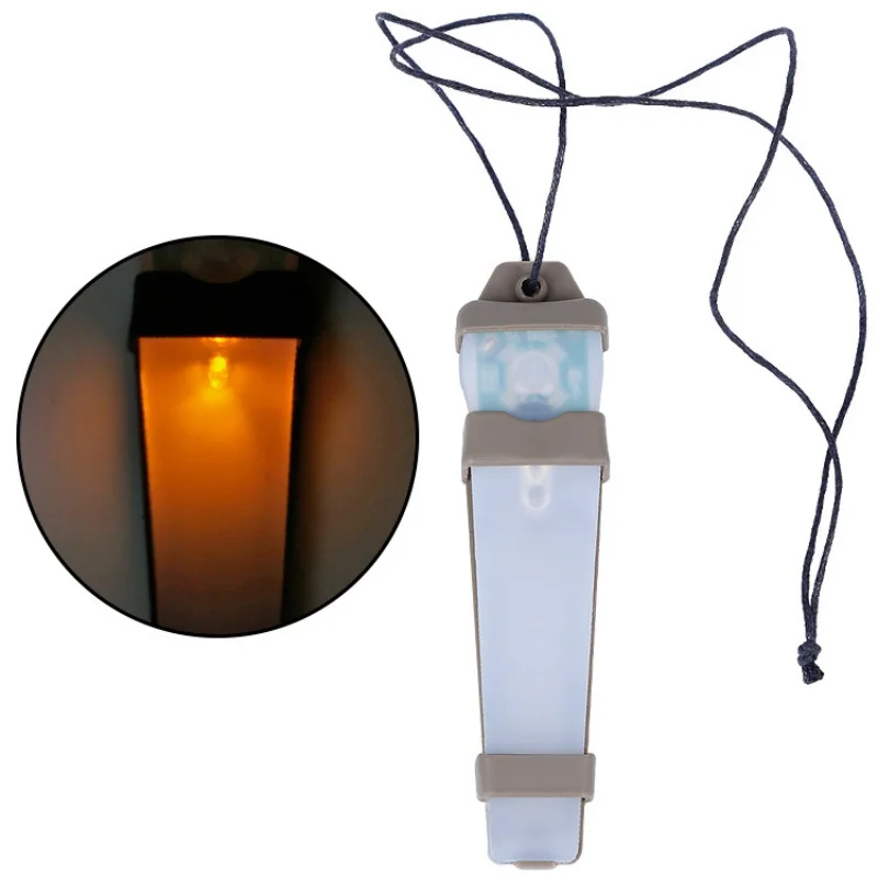 Sale Riding Tactical Helmet Light Strobe Signal Light Survival Waterproof Lamp Light Activities Camping Cycling Silicone Constant 8