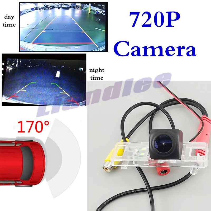 

Car Rear Camera For Citroen C6 4D Sedan 2005~2012 Big CCD Night View Backup Reverse Vision 720 RCA WaterPoof CAM