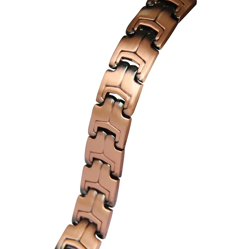 Oktrendy Men Magnetic Bracelets Red Copper Arthritis Therapy Health Care Bracelet Fashion Hologram Jewelry For Women