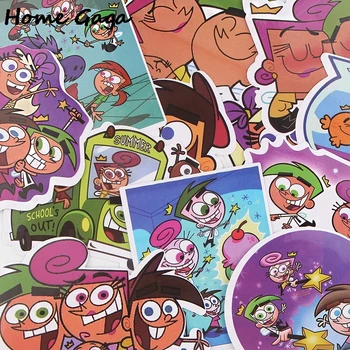 

20sets/lot Homegaga 13pcs/set Cartoon Scrapbooking Stickers Waterproof Skateboard Luggage Water Cup Car Sticker Decals D2812