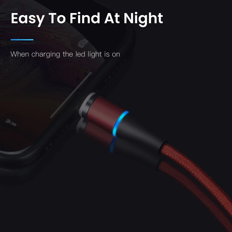 ESVNE Магнитный usb-кабель для зарядки iphone Магнитный Micro Usb кабель для быстрой зарядки Xiaomi Usb type C кабель для huawei