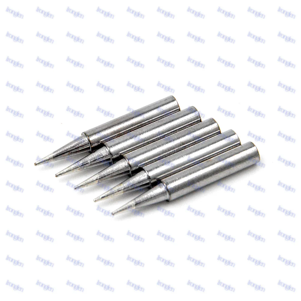 5pcs Soldering Iron Tips Pure Copper 900M  Soldering Iron Tips Solder Tip Tool Replacement for 936 Rework Station Wielding Tip best soldering station