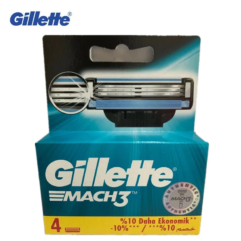 

Gillette Mach 3 Razor Razor Blades Mach3 Brand for Men Beard Shaved Razor Blade 3 Layer Replacement Blade