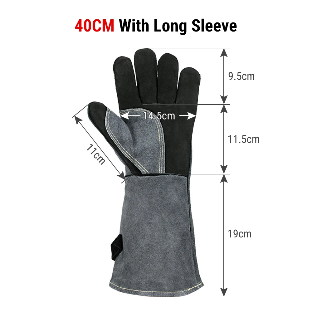 Thermo Pro GL02 500℃ Heat Insulation Leather Forging Welding Gloves - Image 3