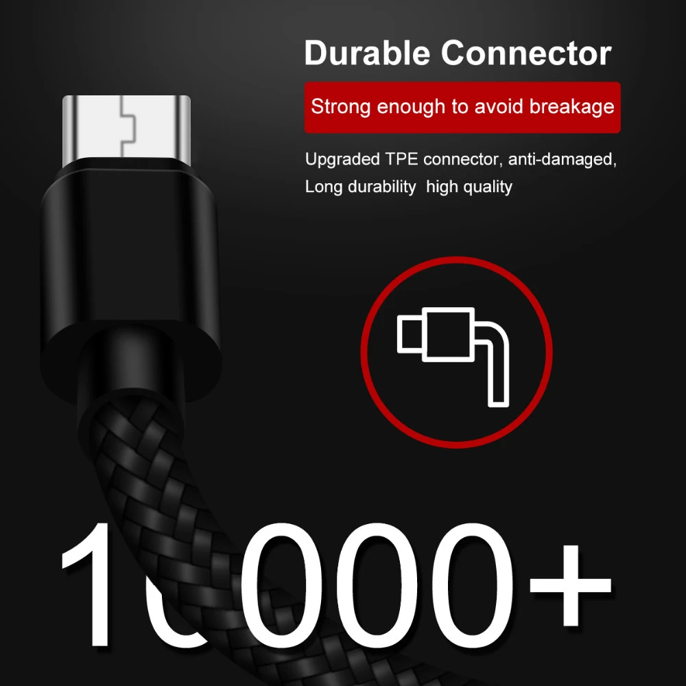 PUJIMAX кабель Micro USB нейлон Быстрая зарядка USB кабель для передачи данных 1,2 м для samsung Xiaomi Tablet Android мобильный телефон usb зарядный шнур