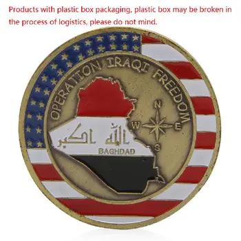 

Saint George Baghdad Operation Iraqi Freedom Commemorative Challenge Coins Gift Y4UB