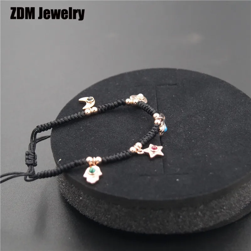 Pulsera plata 925 браслет медведь для женщин - Окраска металла: 812401750 17.5cm