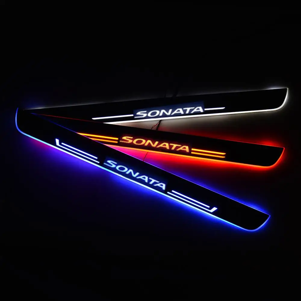 AOGENIU светодиодный порога в прямом эфире для HYUNDAI SONATA VI (YF) 2009-2015 накладка акриловое