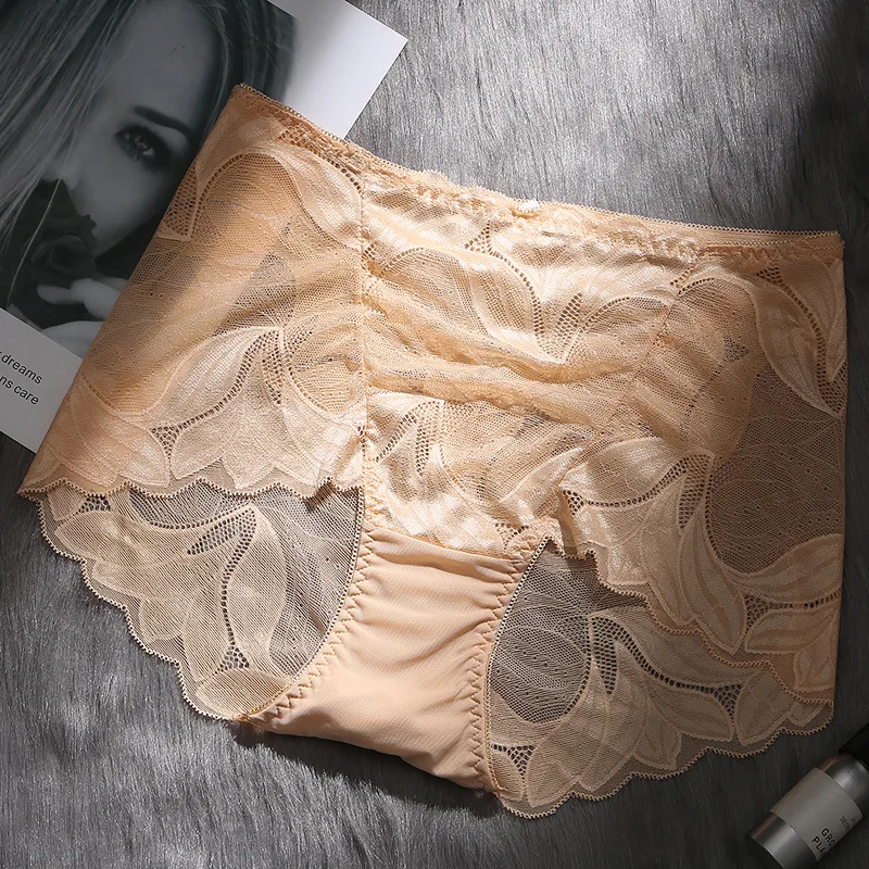 Новое поступление Ropa interior femenina Нижнее белье женские трусики размера плюс 5XL модное кружевное прозрачное сексуальное нижнее белье с цветочным рисунком